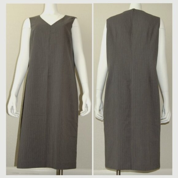 NWOT, DKNY Gray Dress, Size 14 (40"-42" Bust), Rayon Blend - Picture 4 of 8